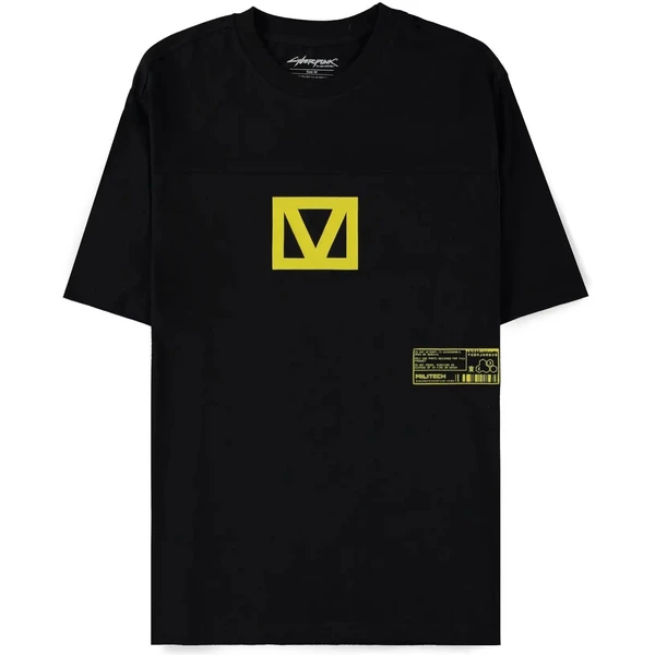 Tričko Cyberpunk 2077 - Militech (Loose fit) XL - Tričká - Hlavný obrázok