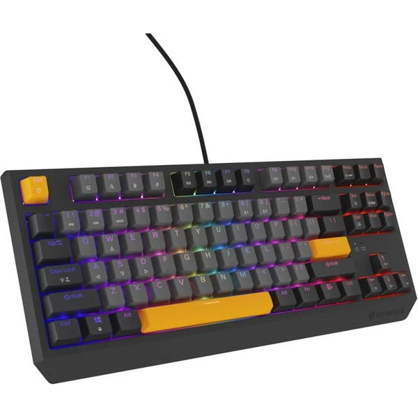 Genesis THOR 230 TKL Anchor Gray Negative RGB mechanická klávesnica - Klávesnice - Obrázok G0I5000O01