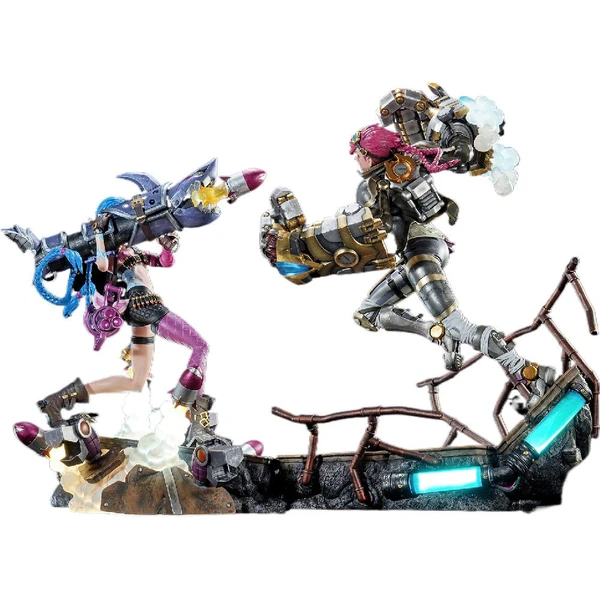 Soška PureArts League of Legends - Jinx & Vi 1/6 Scale Statue Bundle - Sochy a sošky - Obrázok G0Q7000J01