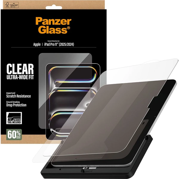 PanzerGlass® Sklo s inštalačným rámčekom Apple iPad Pro 11" (2024/2025) - Ochranné fólie a sklo - Hlavný obrázok
