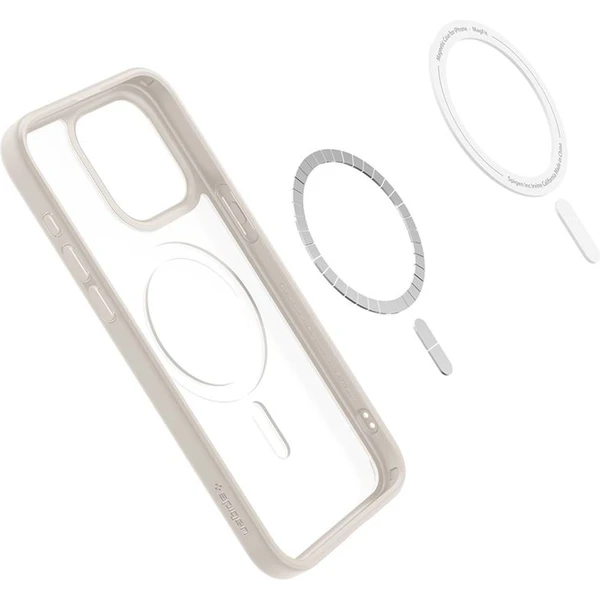 Spigen Ultra Hybrid MagSafe iPhone 15 Pro béžový - Puzdra - Obrázok G1B2000N01