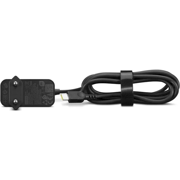 Lenovo 65W USB-C nabíjací adaptér s káblom čierny - Nabíjačky - Obrázok G1CF000P01