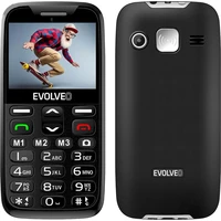 EVOLVEO EasyPhone mobilný telefón pre seniorov s nabíjacím stojanom čierny - Mobilné telefóny