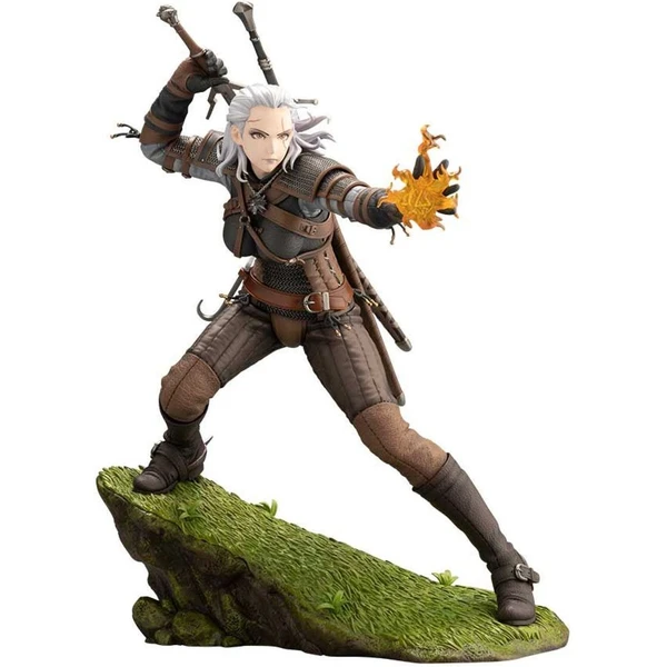 Soška Kotobukiya The Witcher - 1/7 Geralt (Bishoujo) 23 cm - Sochy a sošky - Hlavný obrázok