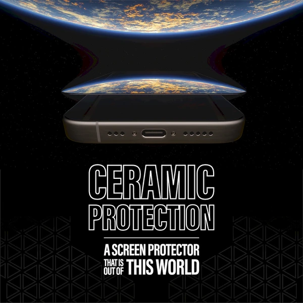 PanzerGlass Ceramic tvrdené sklo Apple iPhone 15 Pro Max s inštalačným rámčekom - Ochranné fólie a sklo - Obrázok G1V7000L01