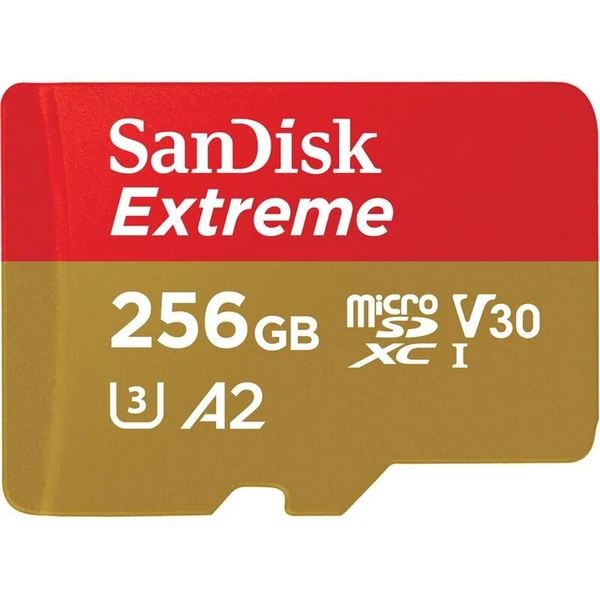 SanDisk Extreme microSDXC 256GB + SD adaptér - Pamäťové karty - Hlavný obrázok