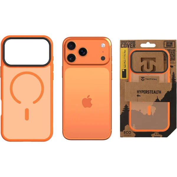Tactical MagForce Hyperstealth kryt iPhone 17 Pro Max Agent Orange - Puzdra - Obrázok G29O000K01