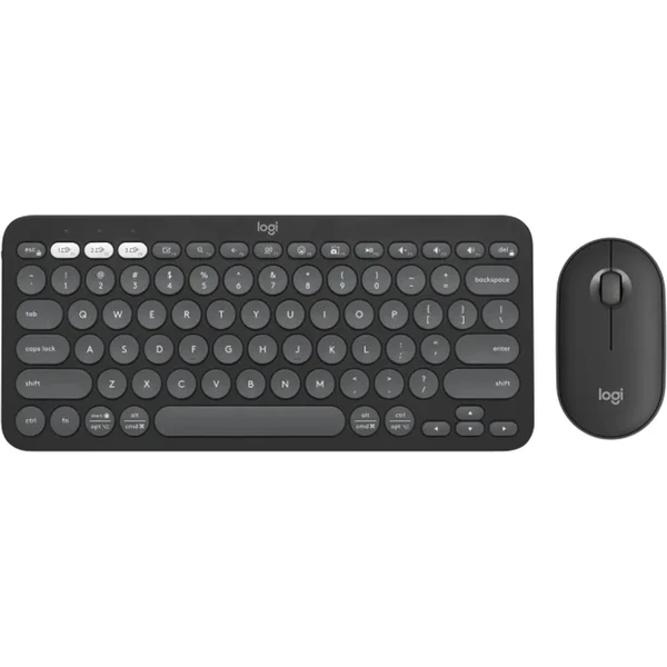 Logitech Pebble 2 Combo klávesnica a myš čierna - Klávesnicové sety - Hlavný obrázok