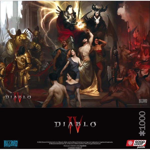 Puzzle Gaming: Diablo IV - Birth of Nephalem (1000) - Puzzle - Obrázok G2QE000N01