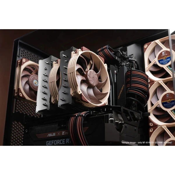 Noctua NF-A14x25r G2 PWM ventilátor 140mm - Ventilátory pre PC - Obrázok G2TD000L01