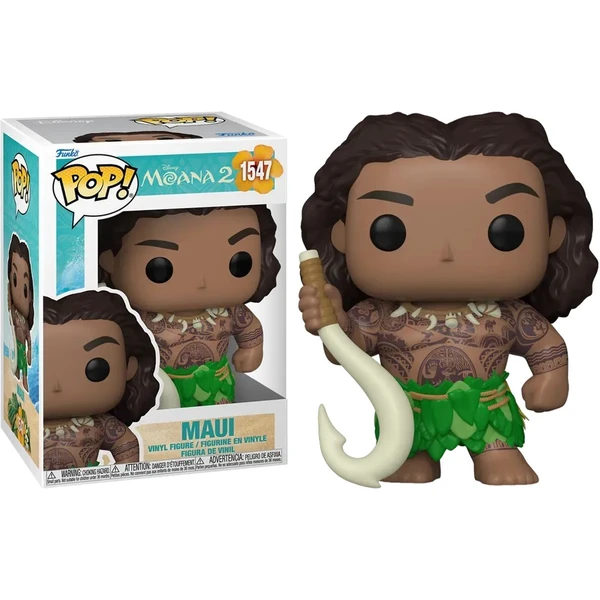 Funko POP! #1547 Disney: Moana 2 - Maui with Fish Hook - Funko POP! - Hlavný obrázok