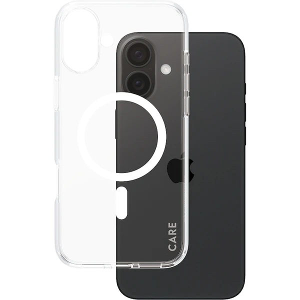 PanzerGlass® CARE kryt Apple iPhone 16 Plus MagSafe Urban Combat číry/biely - Puzdra - Obrázok G308000P01