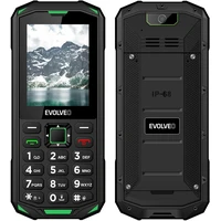 EVOLVEO StrongPhone X5 vodotesný odolný Dual SIM telefón čierno-zelený - Mobilné telefóny