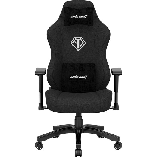 E-shop Anda Seat Phantom 3 L látková herná stolička čierna