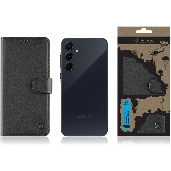 Tactical Field Notes púzdro Samsung Galaxy A55 5G čierne - Puzdra - Obrázok G383000K01