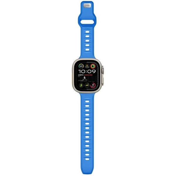 CubeNest Premium Silicon Band remienok Apple Watch 42-49 mm modrý - Remienky - Obrázok G3UD000O01