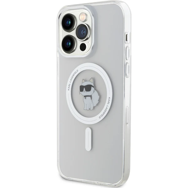 Karl Lagerfeld IML Chúpette MagSafe Kryt iPhone 15 Pre Max číry - Puzdra - Obrázok G3X4000701