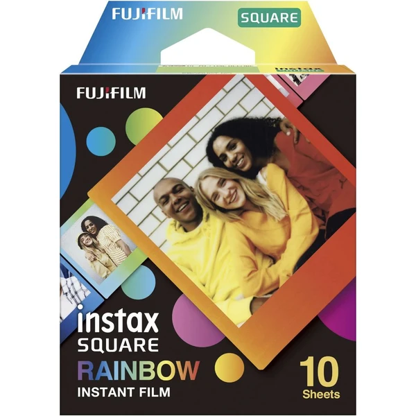 Fujifilm Instax Square Rainbow film (10 ks) - Filmy pre instantné fotoaparáty - Obrázok G3Z6000O01