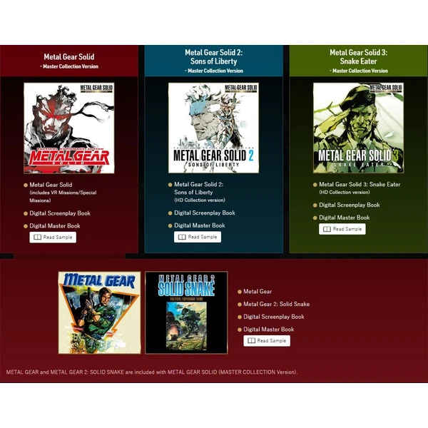 Metal Gear Solid Master Collection Volume 1 (Switch) - Hry na Nintendo Switch - Obrázok G413000701