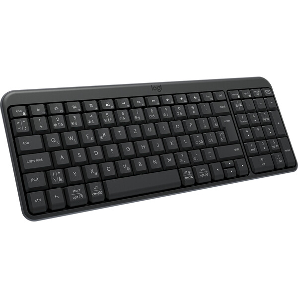 E-shop Logitech K250 CZ/SK bezdrôtová klávesnica svetlo šedá