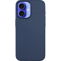 Epico Mag+ Leather kryt pre iPhone 16 Plus modrá - Puzdra