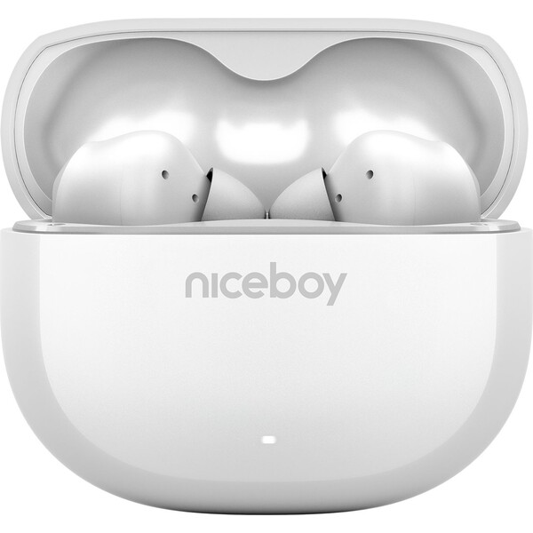 E-shop Niceboy Pins 4 bezdrôtové slúchadlá biela