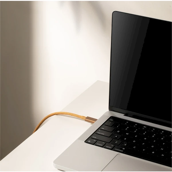 Native Union Belt Cable Pro USB-C 240W nabíjací kábel, 2,4m, béžový - Káble - Obrázok G4V3000K01
