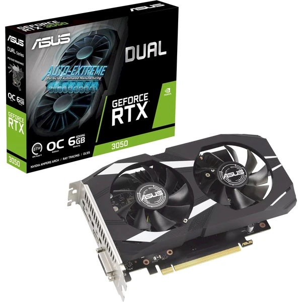 ASUS Dual GeForce RTX 3050 OC 6GB GDDR6 - Grafické karty - Obrázok G4ZA000J01
