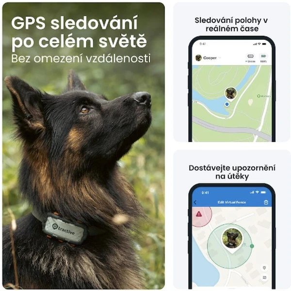 Tractive GPS DOG XL Adventure Edition tracker polohy a aktivity pre psov - GPS Moduly - Obrázok G503000L01