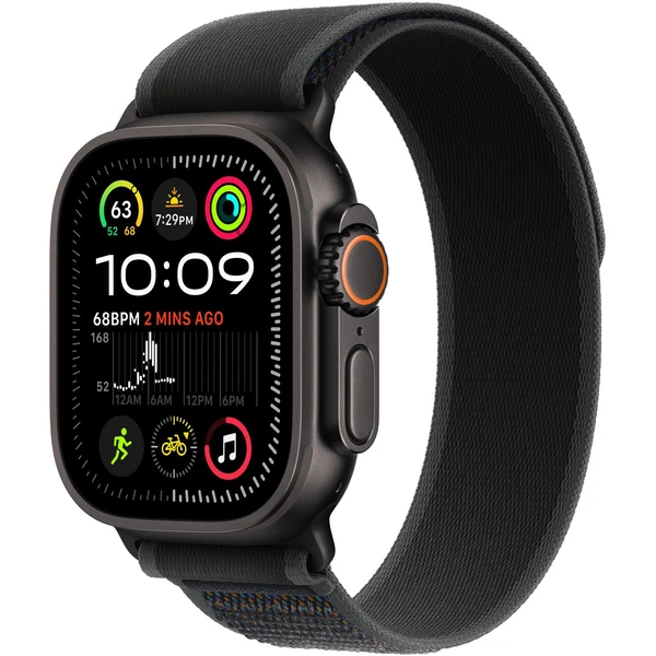 Apple Watch 49/44/45/46mm čierny trailový ťah s čiernym titánom S/M - Remienky - Hlavný obrázok
