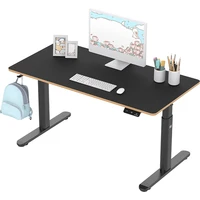 Ultradesk PULSAR detský pracovný stôl s elektricky nastaviteľnou výškou čierny - Stoly