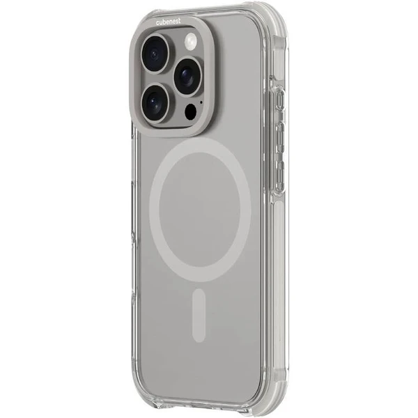 Cubenest MagPro Strong Guard kryt iPhone 16 Pro prírodný titán - Puzdra - Obrázok G5DF000L01