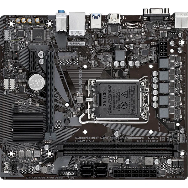 GIGABYTE H610M H V2 - Základné dosky - Obrázok G5DH000K01