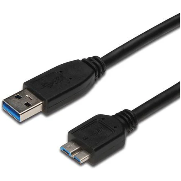 PremiumCord USB-A/MicroUSB-B kábel 0,5 m čierny - Káble a redukcie - Hlavný obrázok
