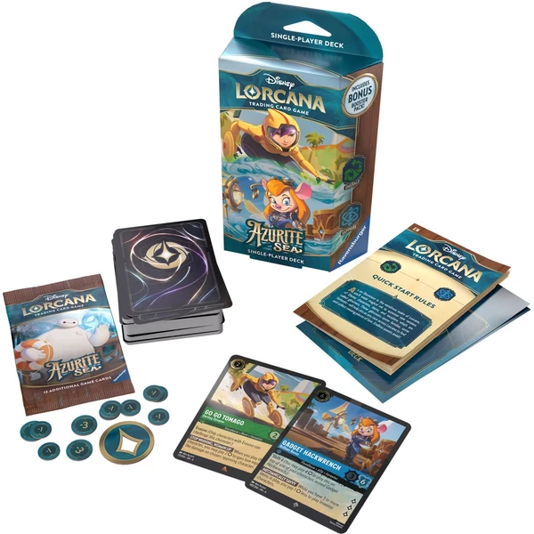 Disney Lorcana: Azurite Sea - Starter Deck Emerald & Sapphire - Disney Lorcana TCG - Obrázok G5O9000P01