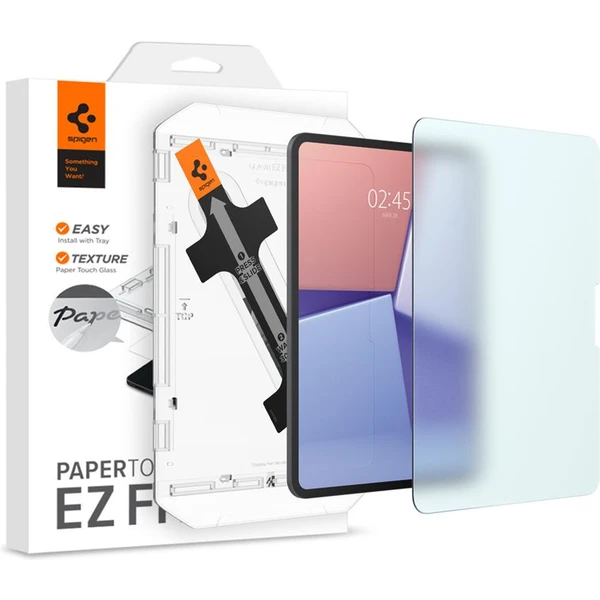 Spigen Paper Touch EZ Fit matné sklo na písanie a kreslenie iPad Pro 11" (2025) - Ochranné fólie a sklo - Hlavný obrázok