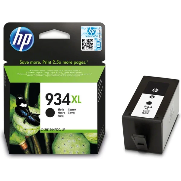 HP C2P23AE č. 934XL Čierna originálna - Cartridge - Hlavný obrázok