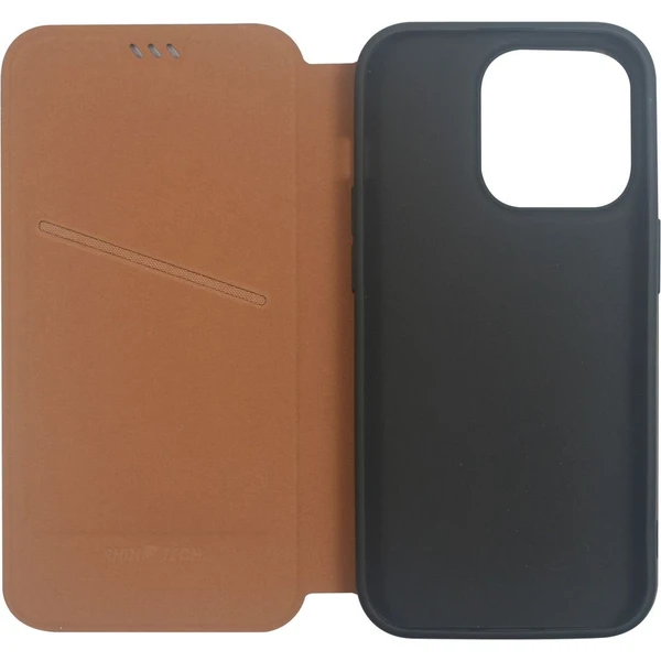 RhinoTech flipové púzdro Eco Case pre Apple iPhone 14 Pre hnedé - Puzdra - Obrázok G6X7000701