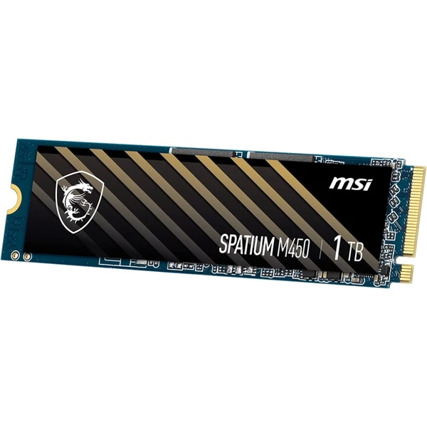 MSI SSD SPATIUM M450, 1TB, PCIe 4.0 NVMe M.2 - SSD - Obrázok G74RF00101