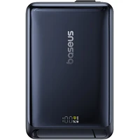 Powerbanka Baseus PicoGo Qi2 10000mAh 45W s káblom USB-C čierna - Powerbanky