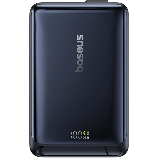 Powerbanka Baseus Nomos Qi2 10000mAh 45W s káblom USB-C čierna - Powerbanky - Hlavný obrázok