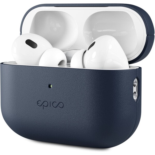 Epico kožený kryt pre Airpods Pro 2 modrý
