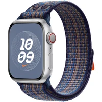 Apple Watch 41/40/38mm Game Royal / oranžový prevliekací športový remienok Nike - Remienky