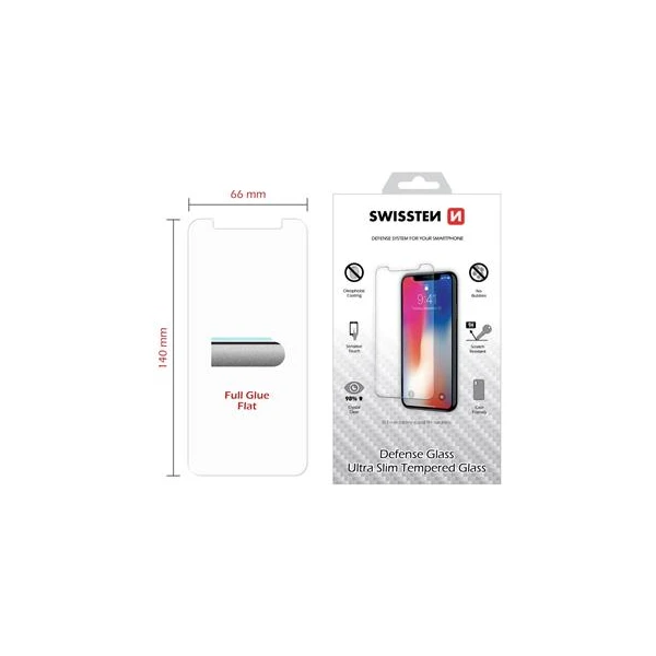 Swissten 2.5D tvrdené sklo Huawei Y5p - Ochranné fólie a sklo - Hlavný obrázok