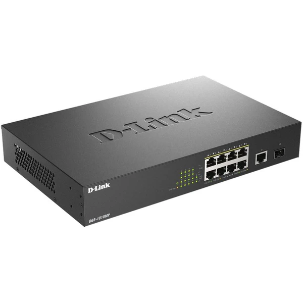 D-Link 10-portový gigabitový PoE+ nespravovaný prepínač - Switche - Obrázok G7YI000K01