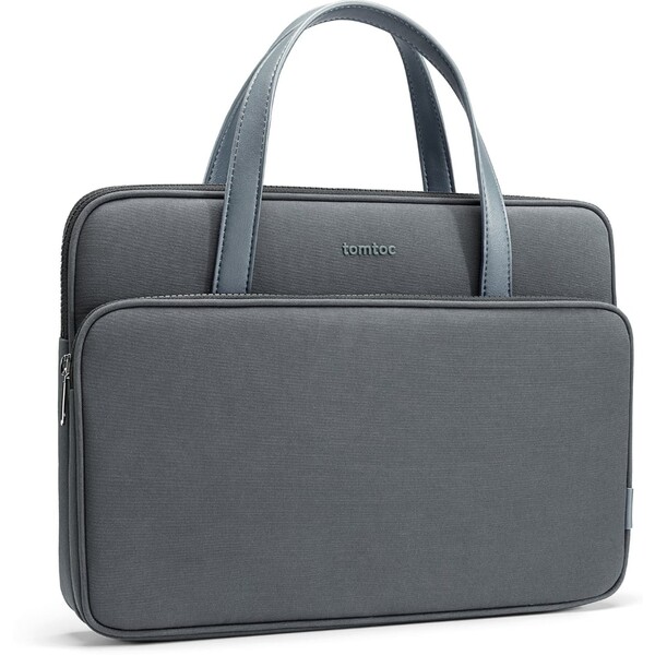 E-shop tomtoc Premium Briefcase 14" MacBook Pro (2021) sivý