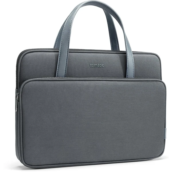 tomtoc Premium Briefcase 14" MacBook Pro (2021) sivý - Puzdra - Hlavný obrázok