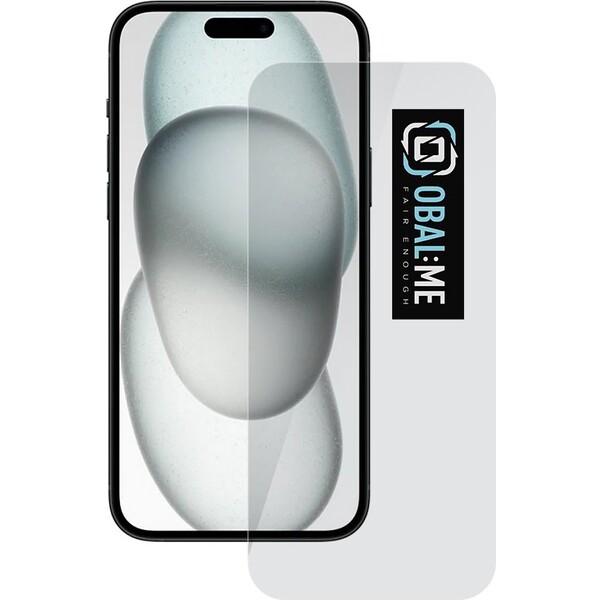 E-shop Obal:Me 2.5D Tvrdené sklo Apple iPhone 15/16 číre