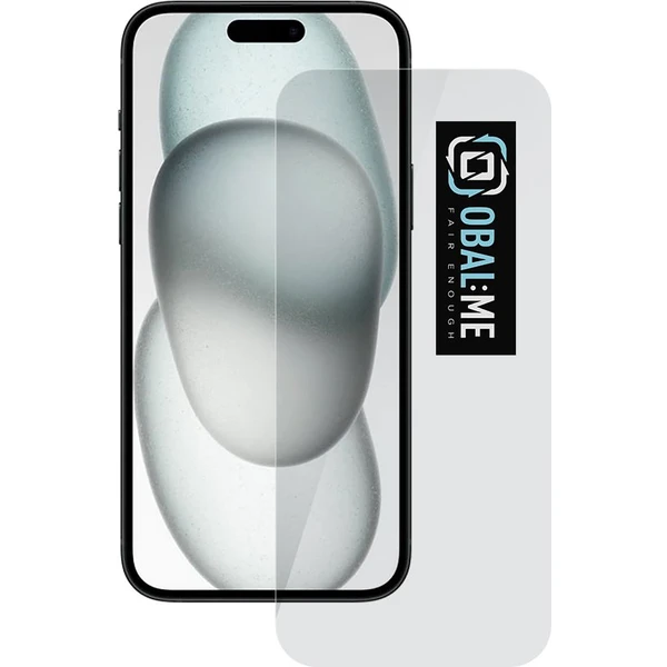 Obal:Me 2.5D Tvrdené sklo Apple iPhone 15/16 číre - Ochranné fólie a sklo - Hlavný obrázok