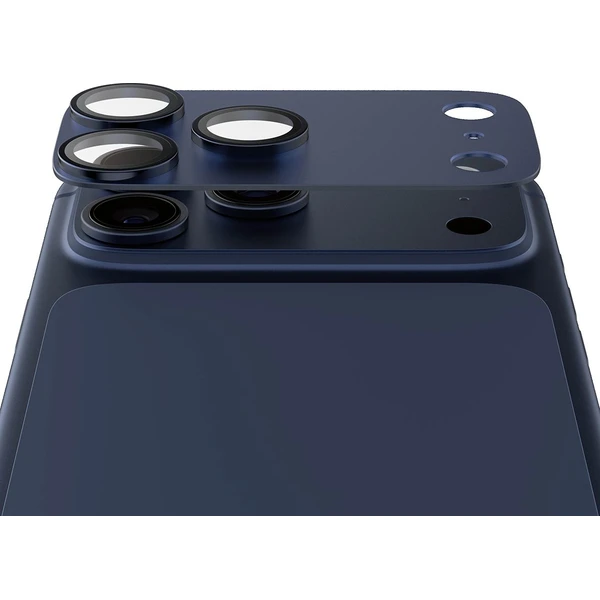 PanzerGlass® FENDER hliníková ochrana fotoaparátu Apple iPhone 17 Pro Max tmavo modrá - Ochranné fólie a sklo - Obrázok G8XL000K01